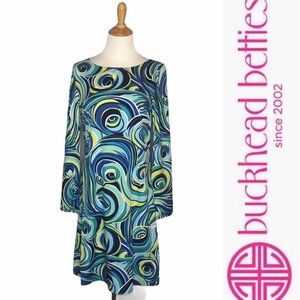 NWT  Buckhead Betties Oh Swell Blue Brooklyn Dress